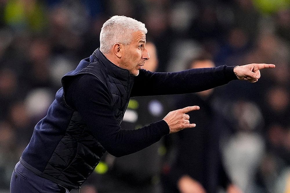 Italy Serie A soccer Juventus FC vs Hellas Verona: Alberto Bertolini 