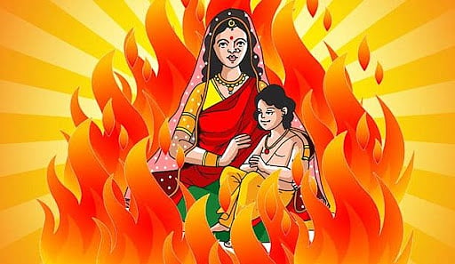 Holika Dahan and the Legends of Prahalad
