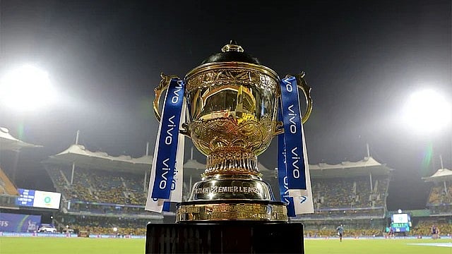 Indian Premier League trophy.