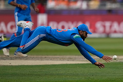 Kohli’s 300th ODI, IND vs NZ: Virat Kohli fields a ball