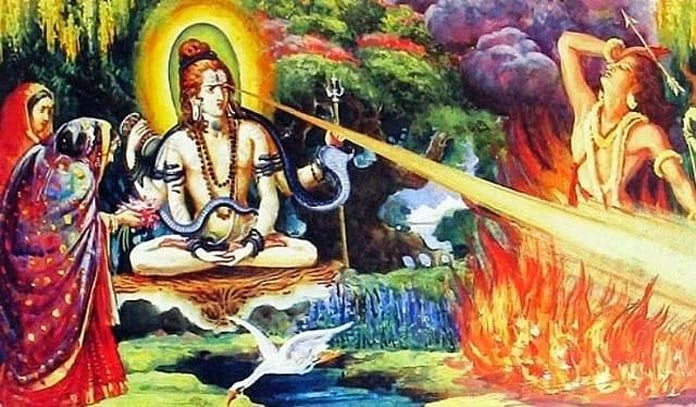 Lord Shivas destruction of Kamadeva