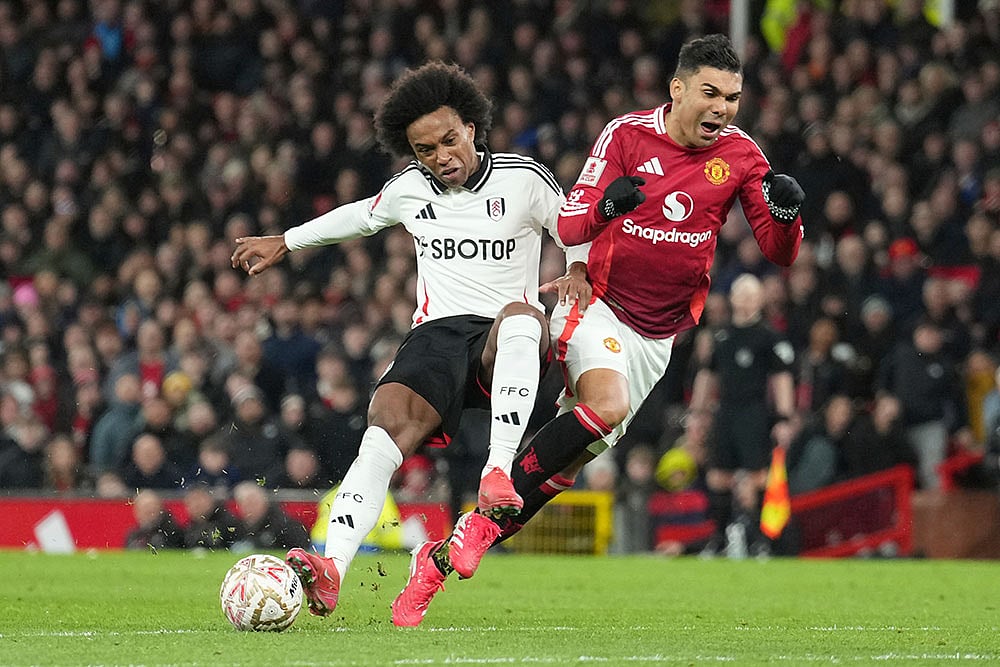 English FA Cup Soccer Match: Manchester United vs Fulham