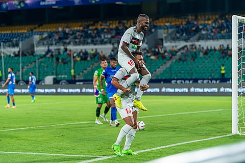 ISL 2024-25, NEUFC vs CFC: Alaaeddine Ajaraie lifts goalscorer Jithin MS