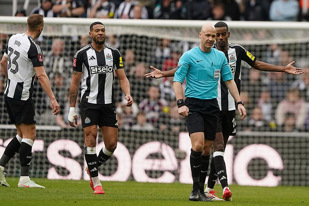 English FA Cup Soccer Match: Brighton vs Newcastle United