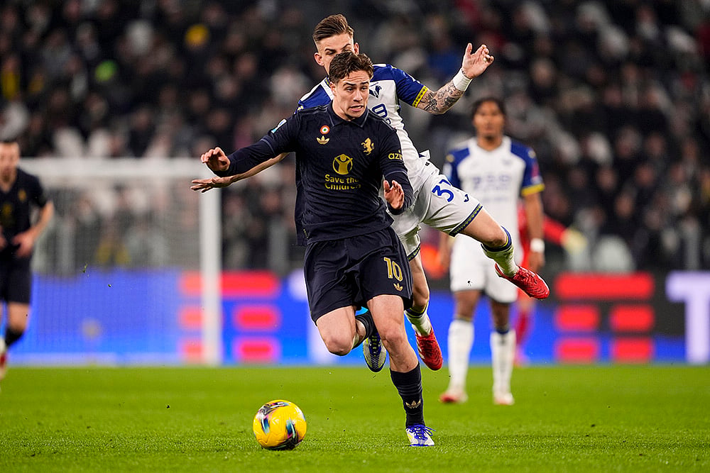Italy Serie A soccer Juventus FC vs Hellas Verona: Kenan Yildiz