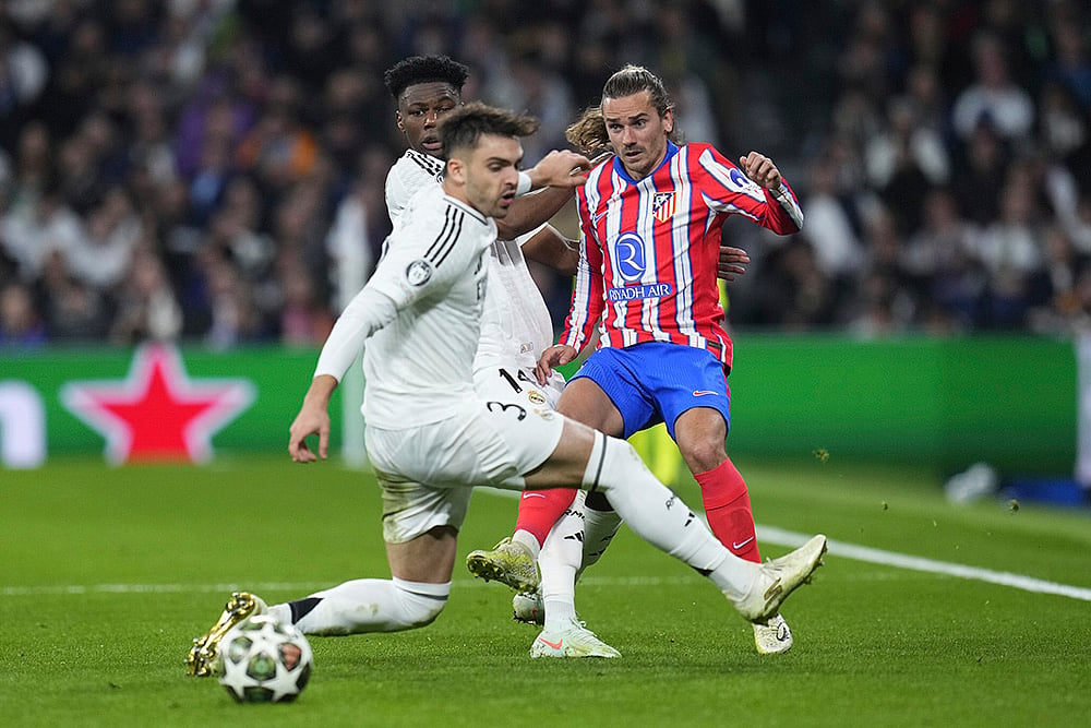 Real Madrid vs Atletico Madrid, UEFA Champions League Round Of 16 first leg: Antoine Griezmann