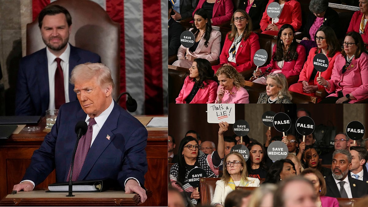 Trump addressed a joint session of the US congress on Tuesday - |Photo: AP