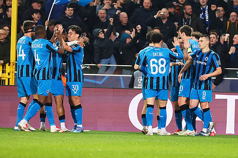 UCL 2024-25 Round Of 16 First leg, Brugge vs Villa: Brugge's Maxim De Cuyper scored his sides first goal