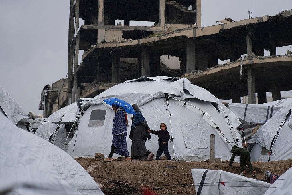 | Photo: AP : Gaza War: Palestinians Face 'Longest Aid Blockade' As Israel Continues Attacks