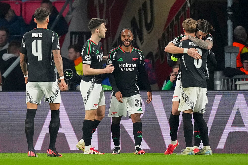 PSV Eindhoven Vs Arsenal, UEFA Champions League Round Of 16 first leg: Riccardo Calafiori