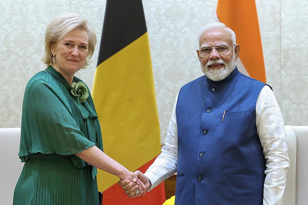 PM Modi, Belgiums Princess meet