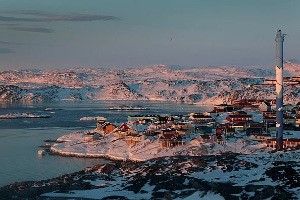 village of Ilulissat in Greenland