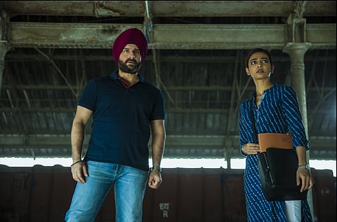 Radhika Apte and Saif Ali Khan in 'Sacred Games'