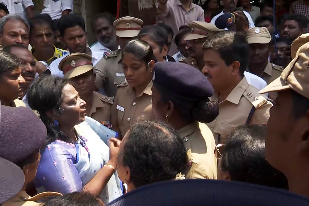 BJPs three-language policy campaign in Chennai