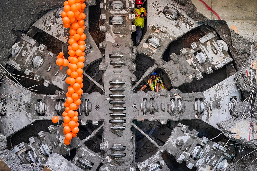 Breakthrough at Vasant Kunj TBM Project Site