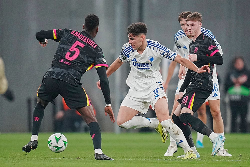 UEFA Europa Conference League Soccer 2024-25, FC Copenhagen vs Chelsea FC: Amin Chiakha