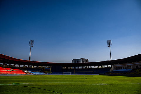 ISL 2024-25, PFC Vs HFC: View of the GMC Balayogi Athletic Stadium