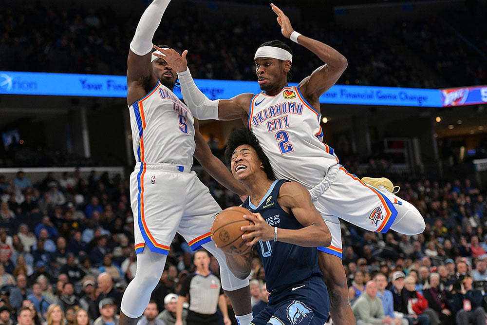 NBA Basketball: Oklahoma City Thunder vs Memphis Grizzlies