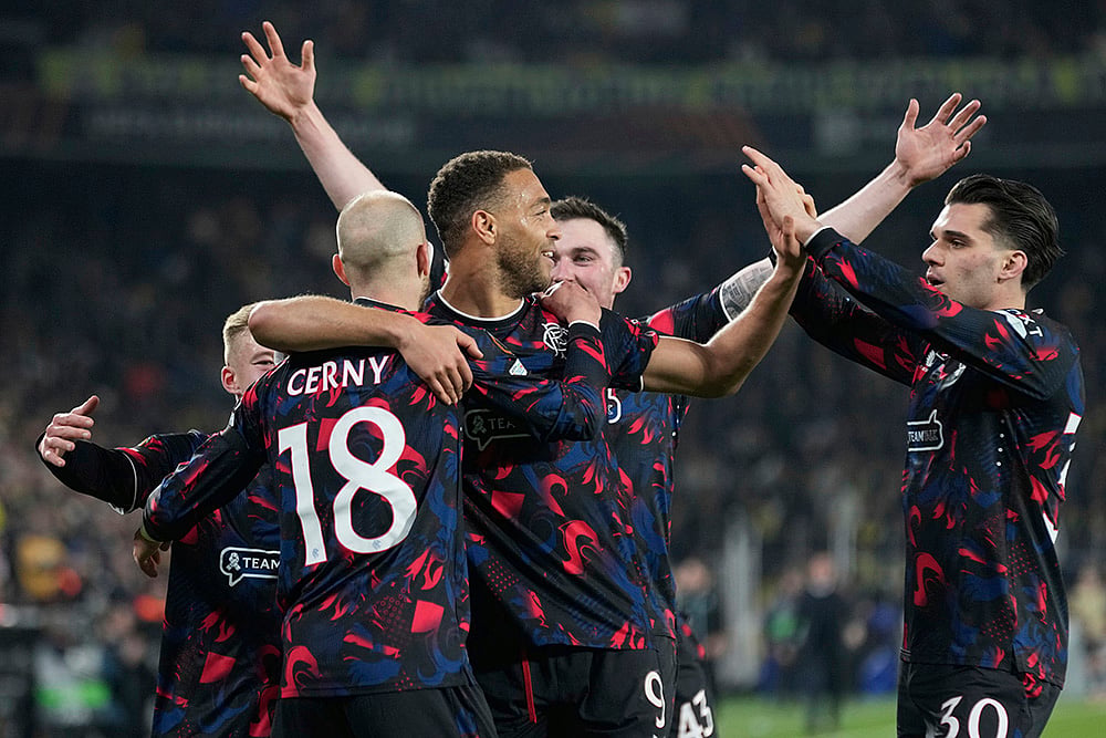 UEFA Europa League Soccer 2024-25 Last 16, Fenerbahce and Rangers: Vaclav Cerny