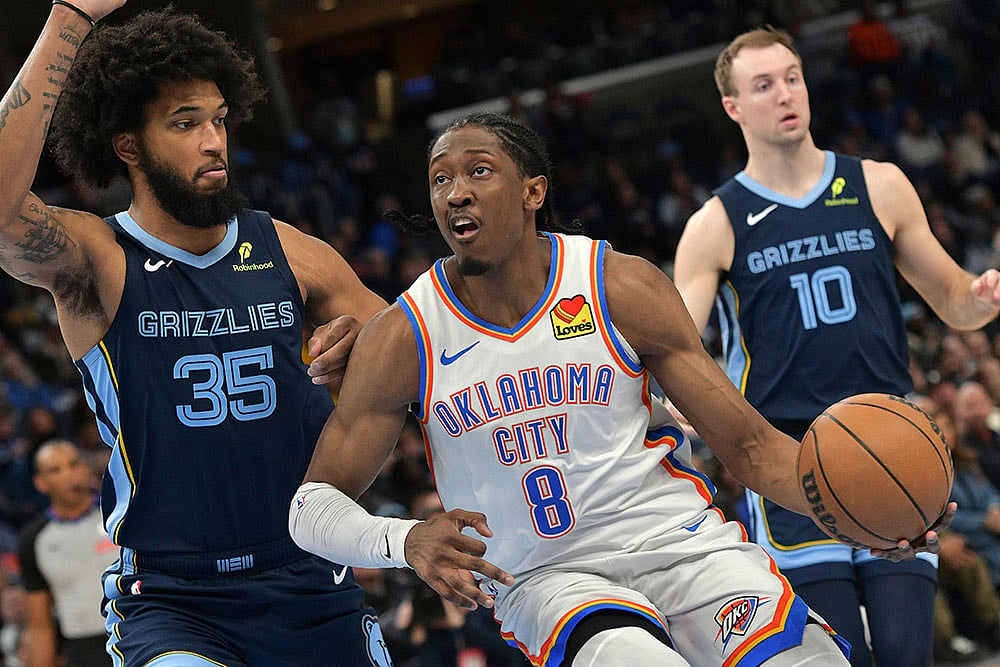 NBA Basketball: Memphis Grizzlies vs Oklahoma City Thunder