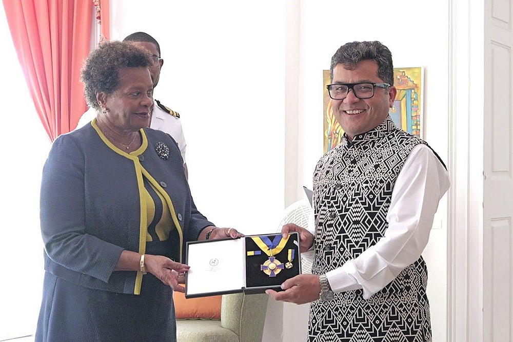 Barbados bestows prestigious award on PM Modi