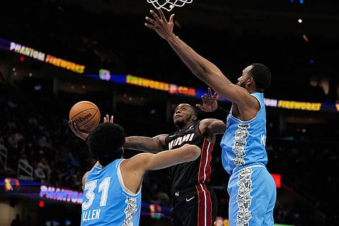 NBA Basketball Game: Cleveland Cavaliers vs Miami Heat