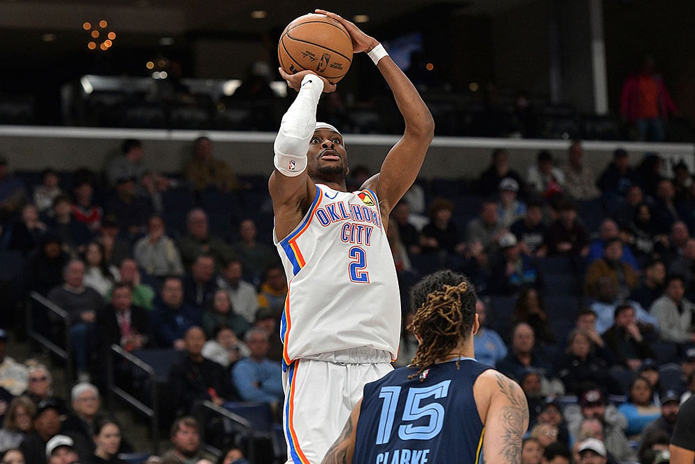 NBA Basketball Game: Memphis Grizzlies vs Oklahoma City Thunder