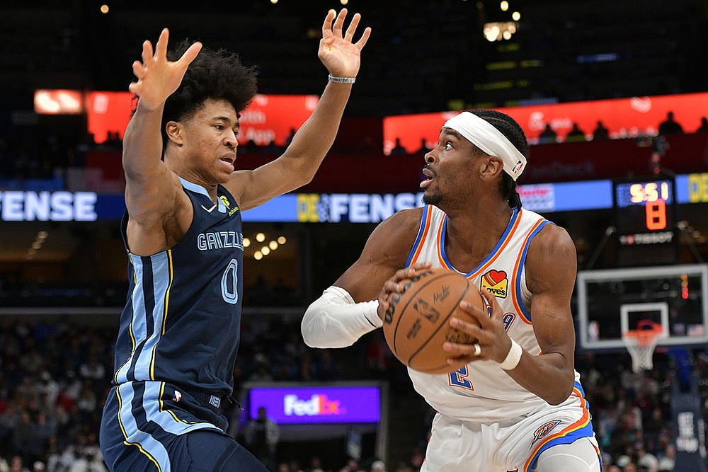 NBA Basketball Game: Oklahoma City Thunder vs Memphis Grizzlies