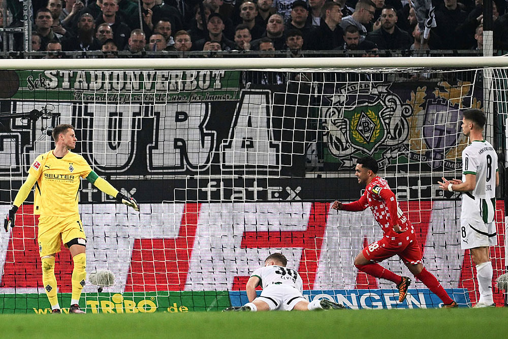 Bundesliga Soccer Match: Borussia Monchengladbach Vs Mainz