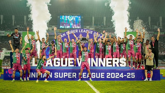 Indian Super League 2024-25 Shield Champions Mohun Bagan. - X/IndSuperLeague