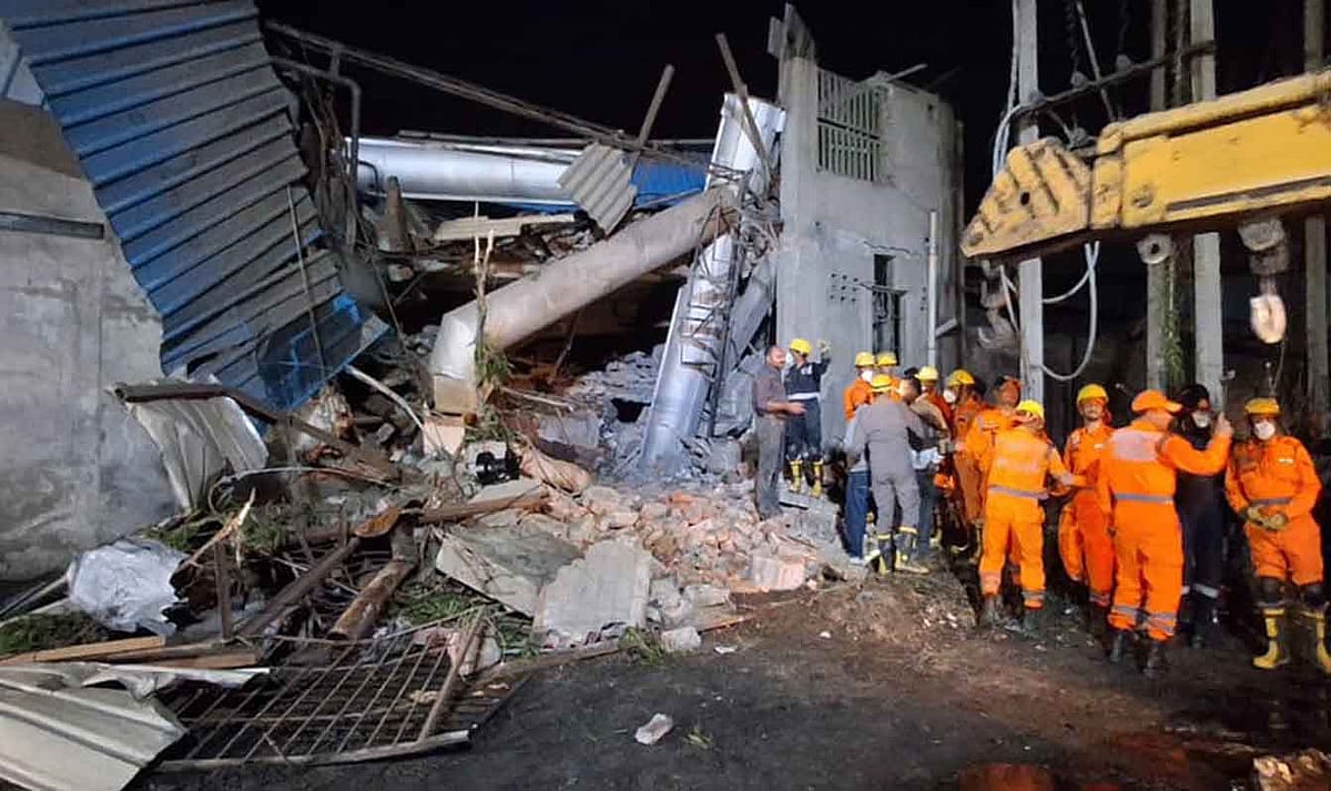 PTI : Factory collapse in Ludhiana, Punjab