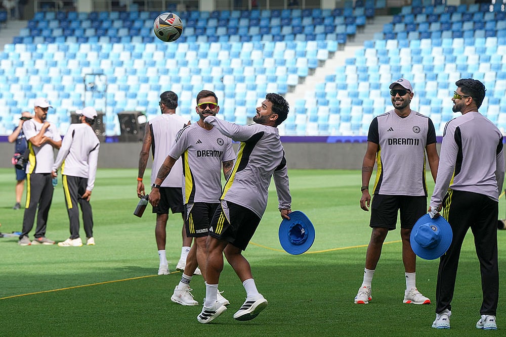 ICC Champions Trophy: Team India training session