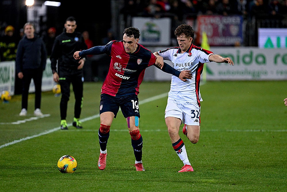Italy Soccer Serie A: Genoa vs Cagliari Calcio

