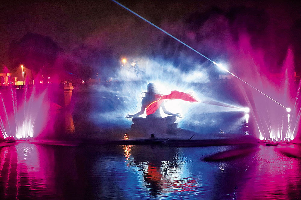 | Photo: Suresh K. Pandey : Ayodhya 2.0: A laser show at Surya Kund, Ayodhya