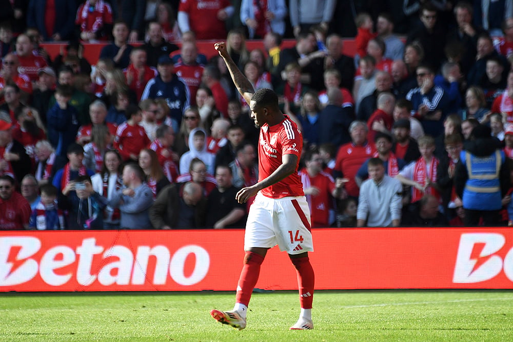 English Premier League 2024-25 Nottingham Forest Vs Manchester City: Callum Hudson-Odoi 