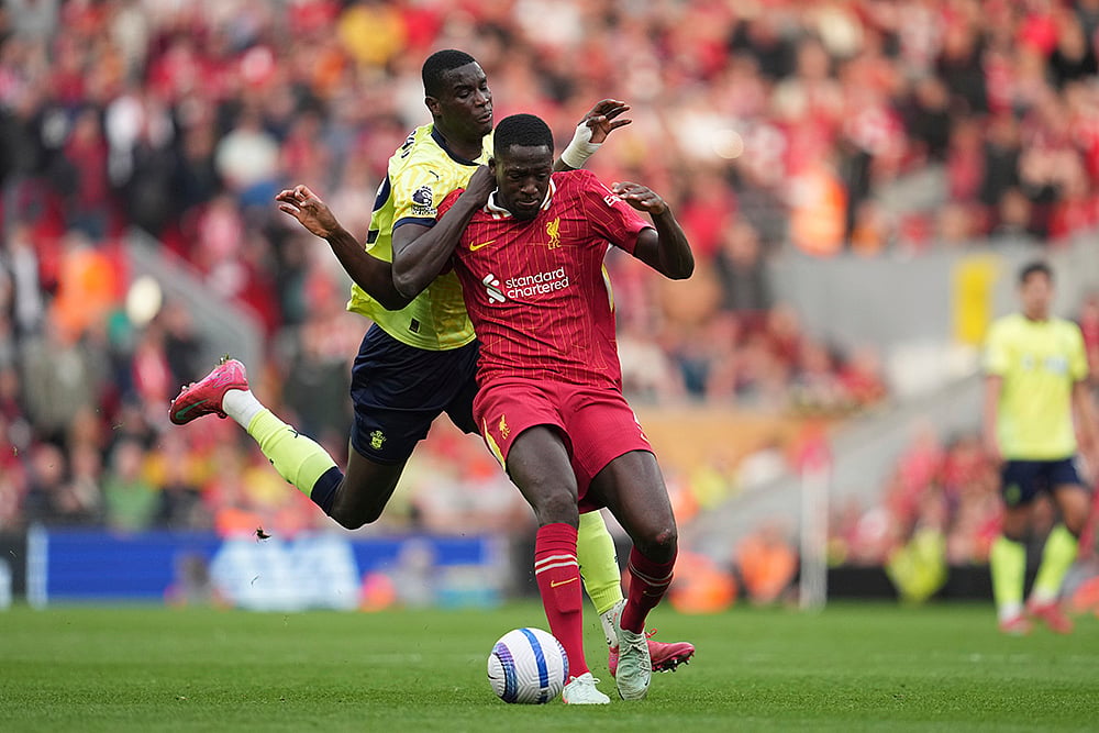 English Premier League 2024-25 Liverpool vs Southampton: Paul Onuachu