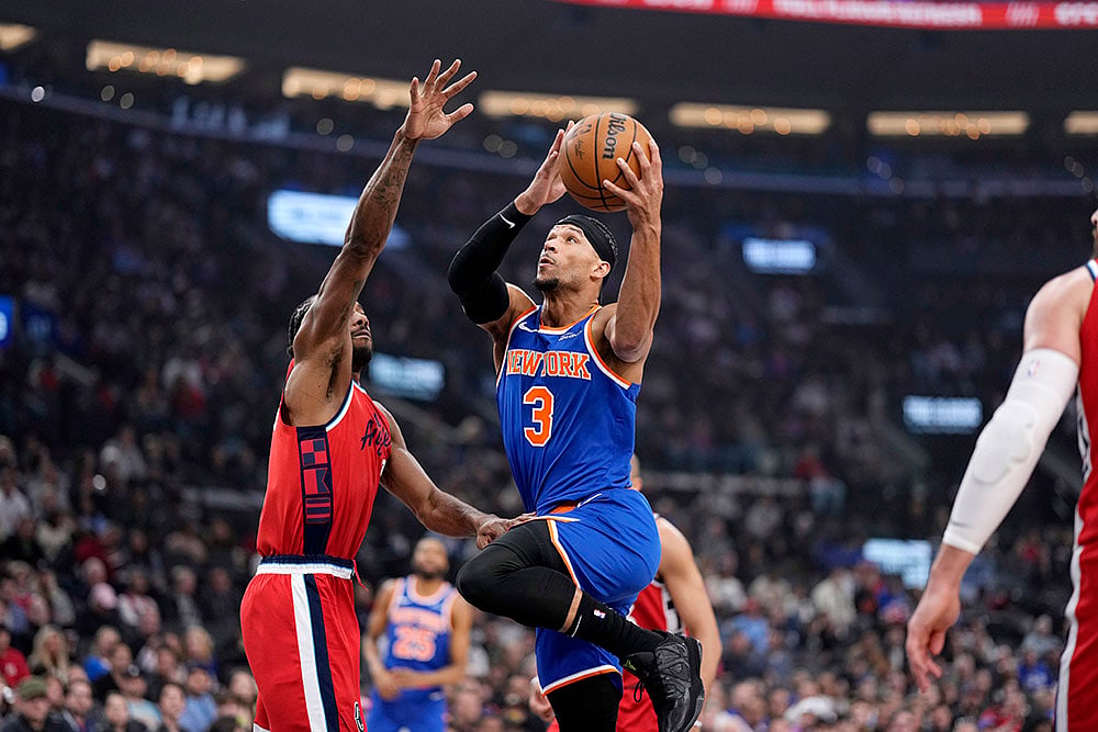 NBA basketball game New York Knicks vs Los Angeles Clippers: Josh Hart