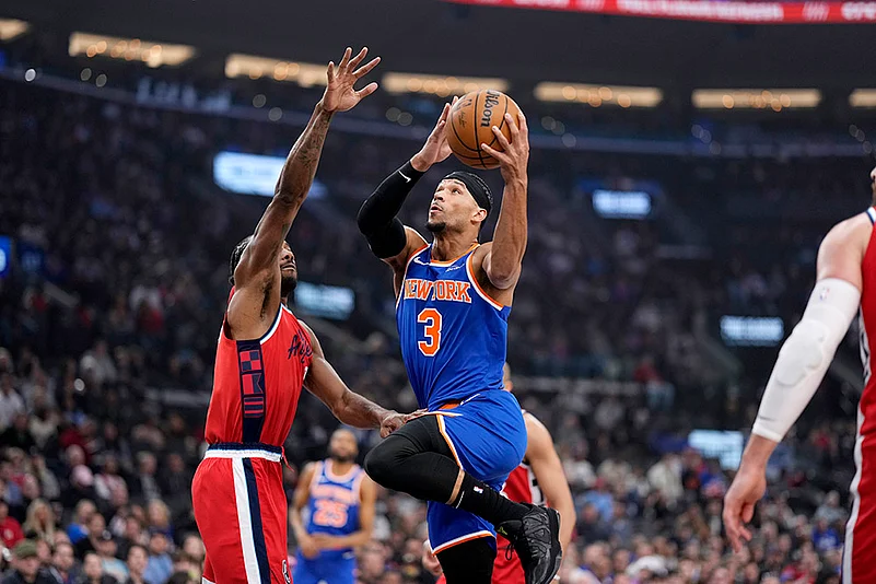 NBA basketball game New York Knicks vs Los Angeles Clippers: Josh Hart