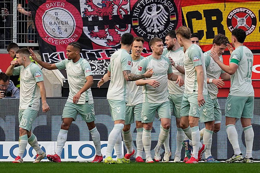 Germany soccer Bundesliga A 2024-25 Bayer Leverkusen and Werder Bremen: Romano Schmid 