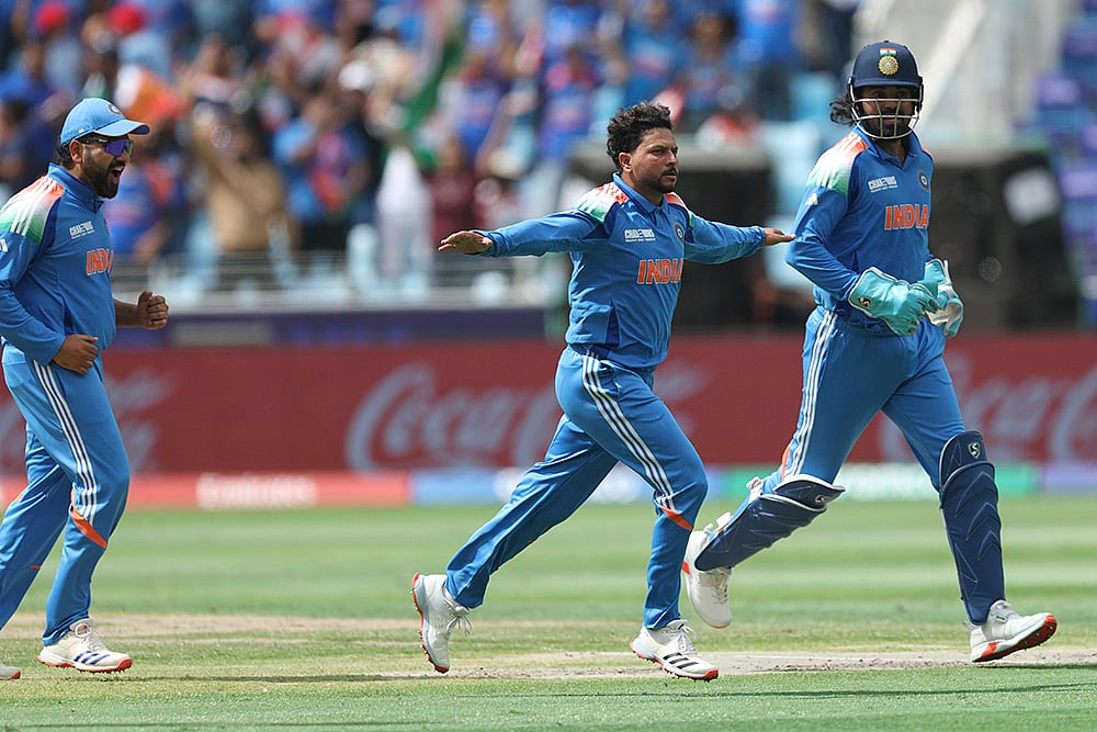 ICC Champions Trophy Final 2025 India vs New Zealand from Dubai: Kuldeep Yadav 
