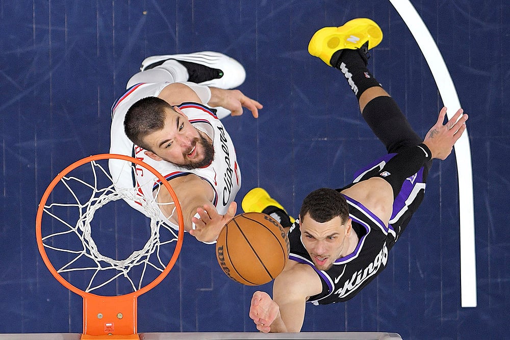 NBA Basketball 2024-25 Los Angeles Clippers vs Sacramento Kings: Zach LaVine