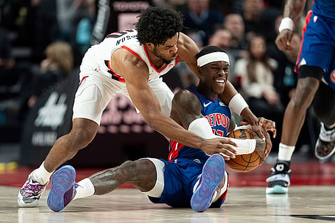 NBA Basketball: Portland Trail Blazers vs Detroit Pistons