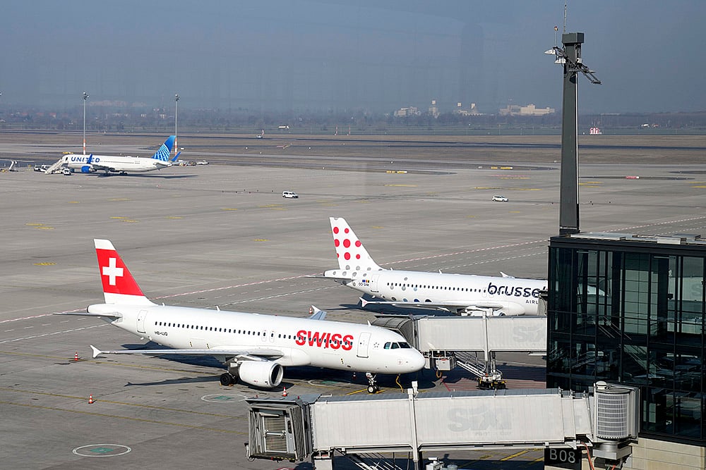 Germany Airport Strike by Ver.di union employees