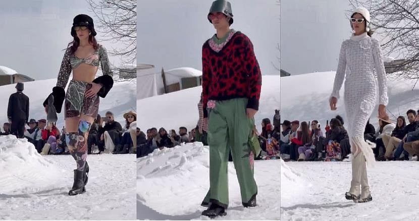 X : Controversial fashion show in Jammu and Kahsmir's Gulmarg