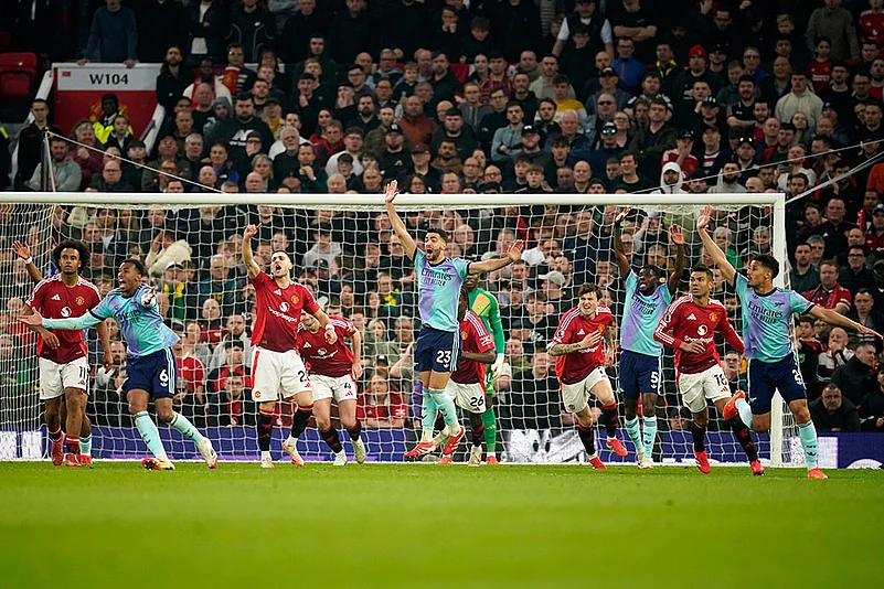 English Premier League Soccer Match: Manchester United vs Arsenal