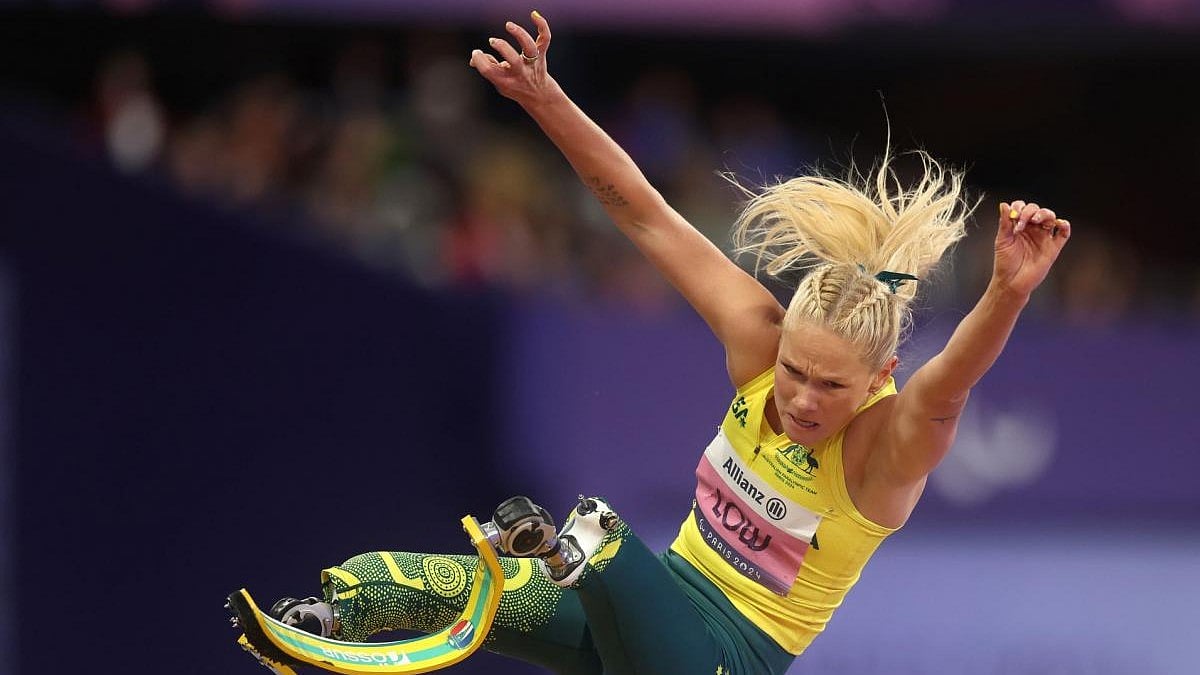 World Para Athletics : Reigning world champion long jumper Vanessa Low of Australia.