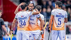 India's Men Hockey Team In Action. - Photo: Hockey India