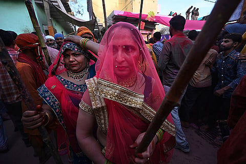 Lathmar Holi Celebration
