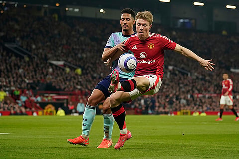English Premier League Soccer: Arsenal vs Manchester United