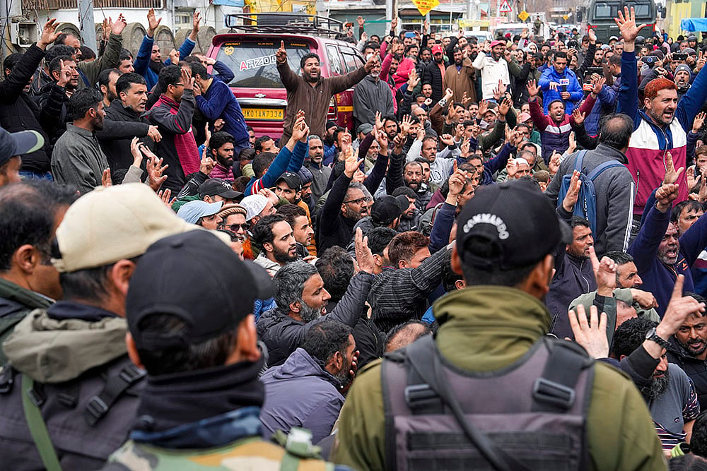Protest in Srinagar